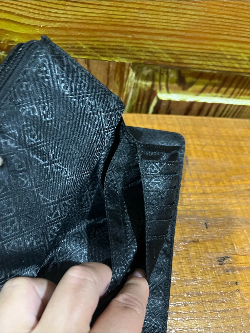 Kim Rogers Black Wallet